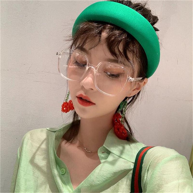 Oversized Women Square Myopia Glasses Finished Big Frame Minus Degree Optical Eyeglasses Prescription 0 -0 .5 -1 .0 -1 .5 To -6 .0