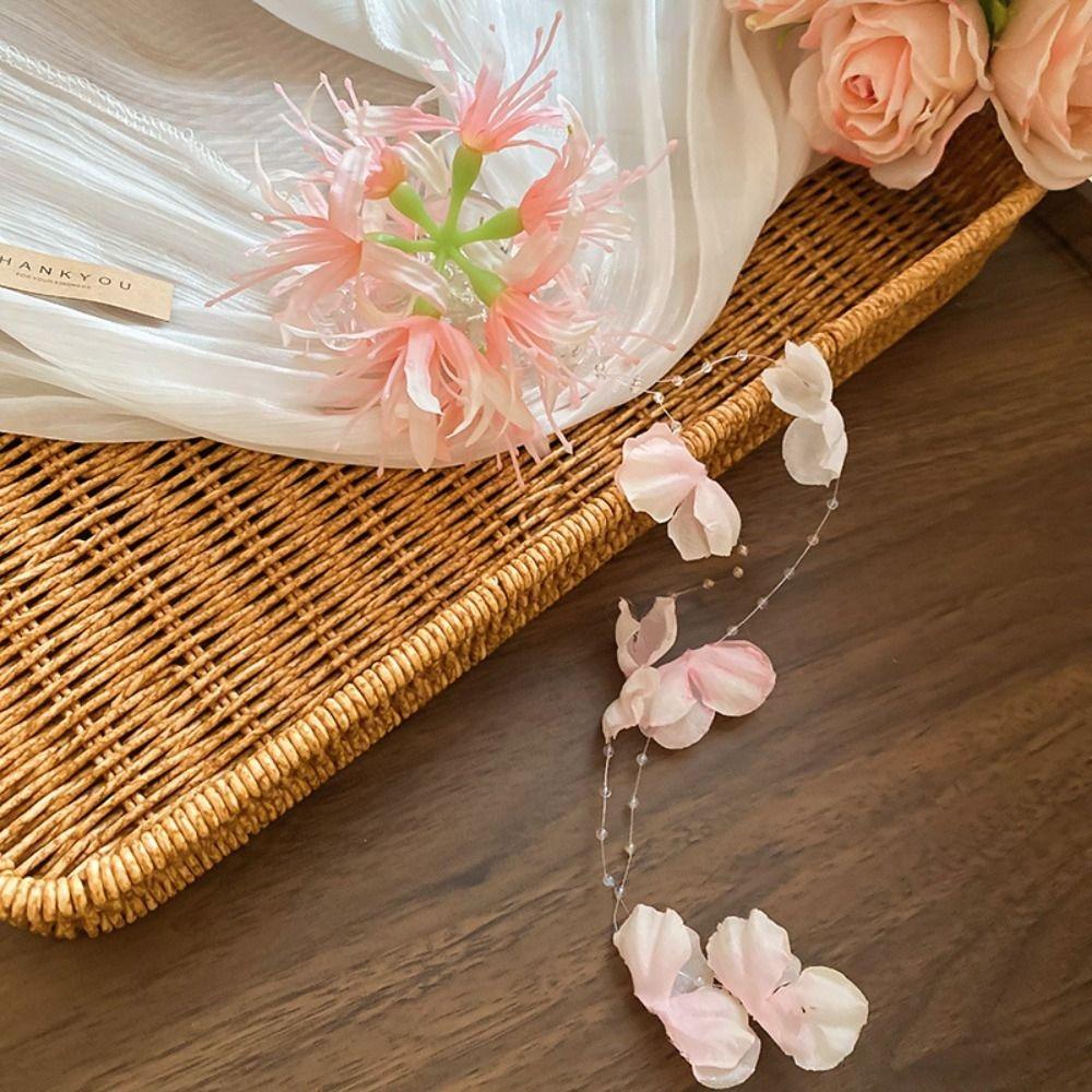 

Сладкий цветок с кисточкой заколка для волос элегантный свадебный головной убор новая цветочная заколка-крокодил для волос аксессуары для волос розовый