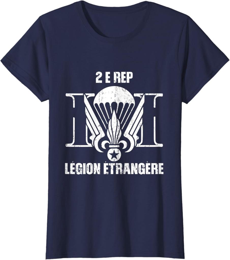 France Army Military French Etrangere Troupe TShirt Short Sleeve Casual 100 Cotton Shirt