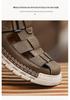 Men's Large Size Closed-Toe Summer Sandals: Outdoor, Water-Crossing, Beach, Driving, Dual-Use Sports, Hollow Design