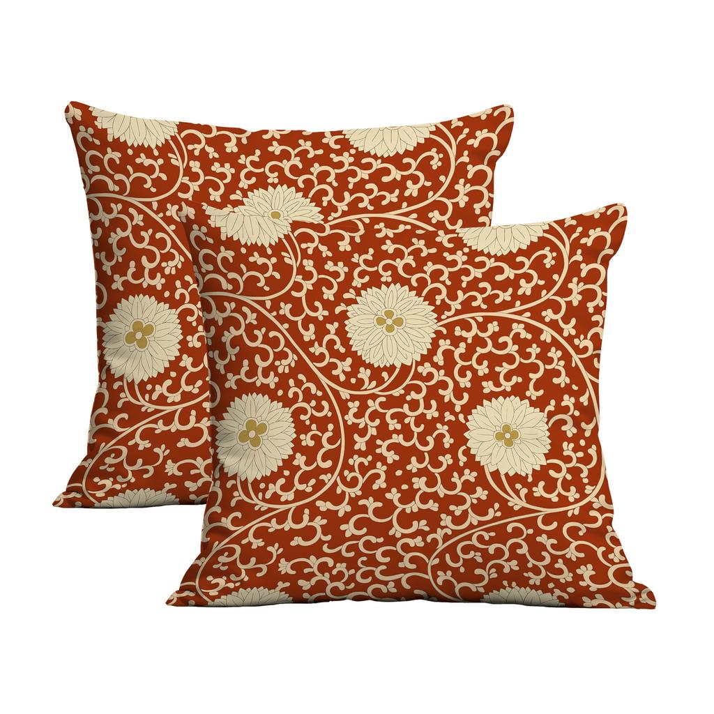New Creative European Retro Floral Pillowcase Double-sided Printed Home Cushion Pillowcase Multiple Styles Available