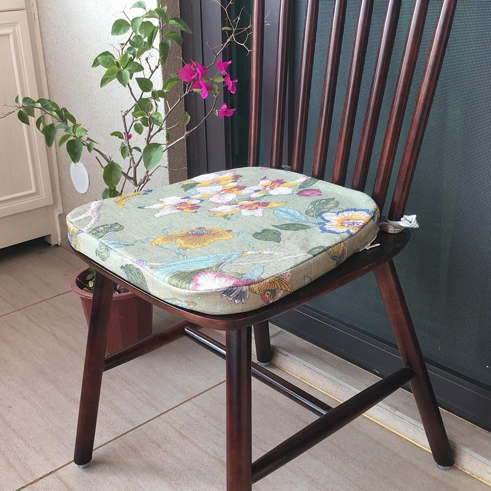 Стильные домашние подушки для обеденного стула нескользящие подушки для сиденья в помещении подкладки для стульев в форме подковы подушка для кухонного компьютерного стула 40x38x33x3cm 1390₽