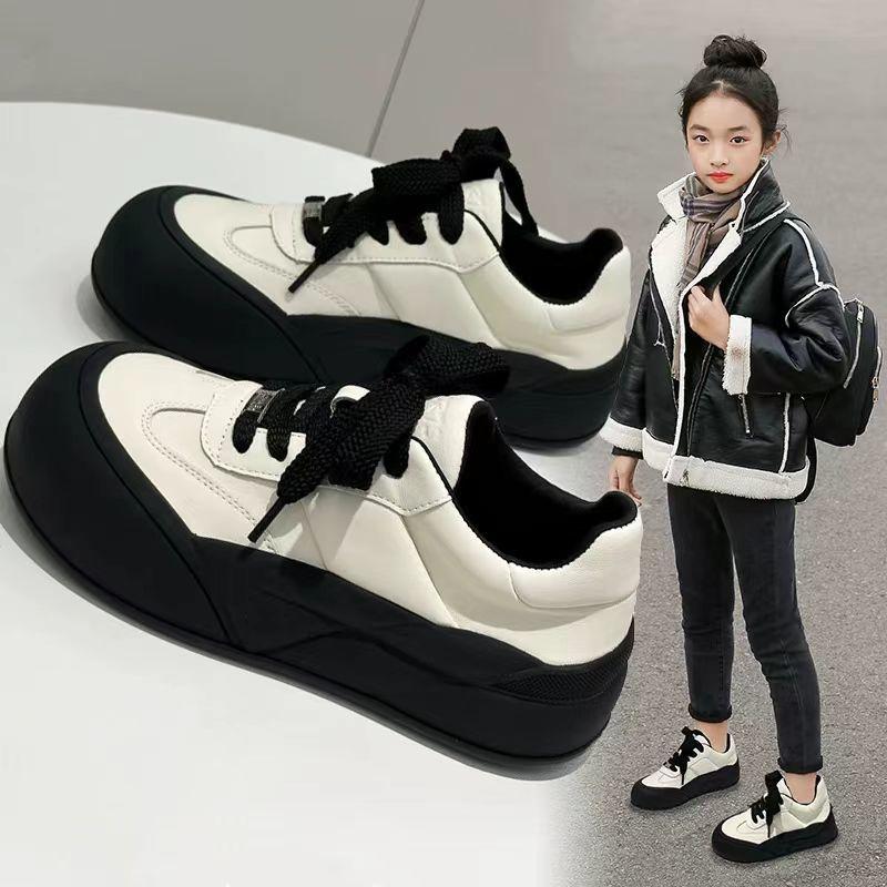 

Универсальная женская обувь с круглым носком, удобная мягкая подошва, белая обувь, нишевая обувь на платформе с большой головой, обувь-буханка 40