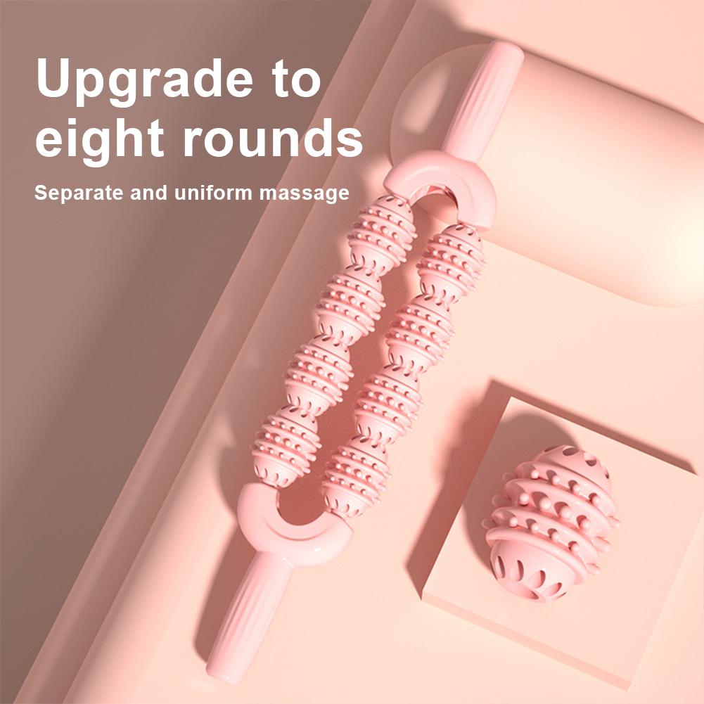 Fascia Muscle Roller Cellulite Massager Deep Tissue Massage Stick Body Roller for Cellulite and Sore Muscles