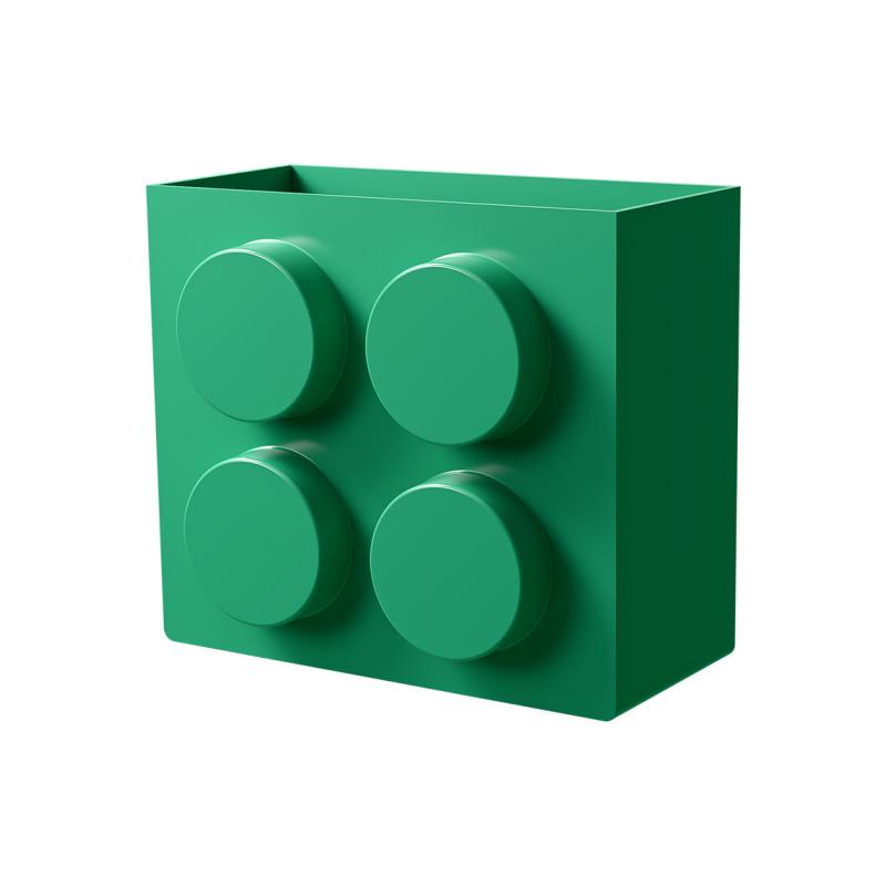 Magnetic wall-mounted narrow-edge kitchen straw, cling film storage box, refrigerator side storage rack