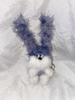 YOULIKEWHAT Wiggle Blue Rabbit Keyring