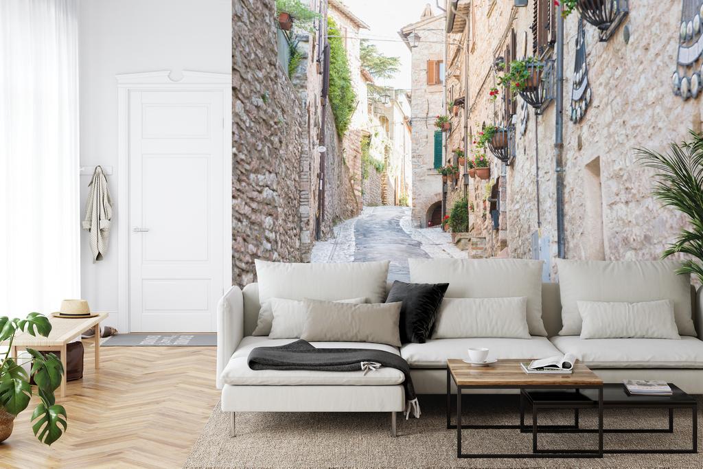 Photomural Italian Street Smooth Vinyl 208x146