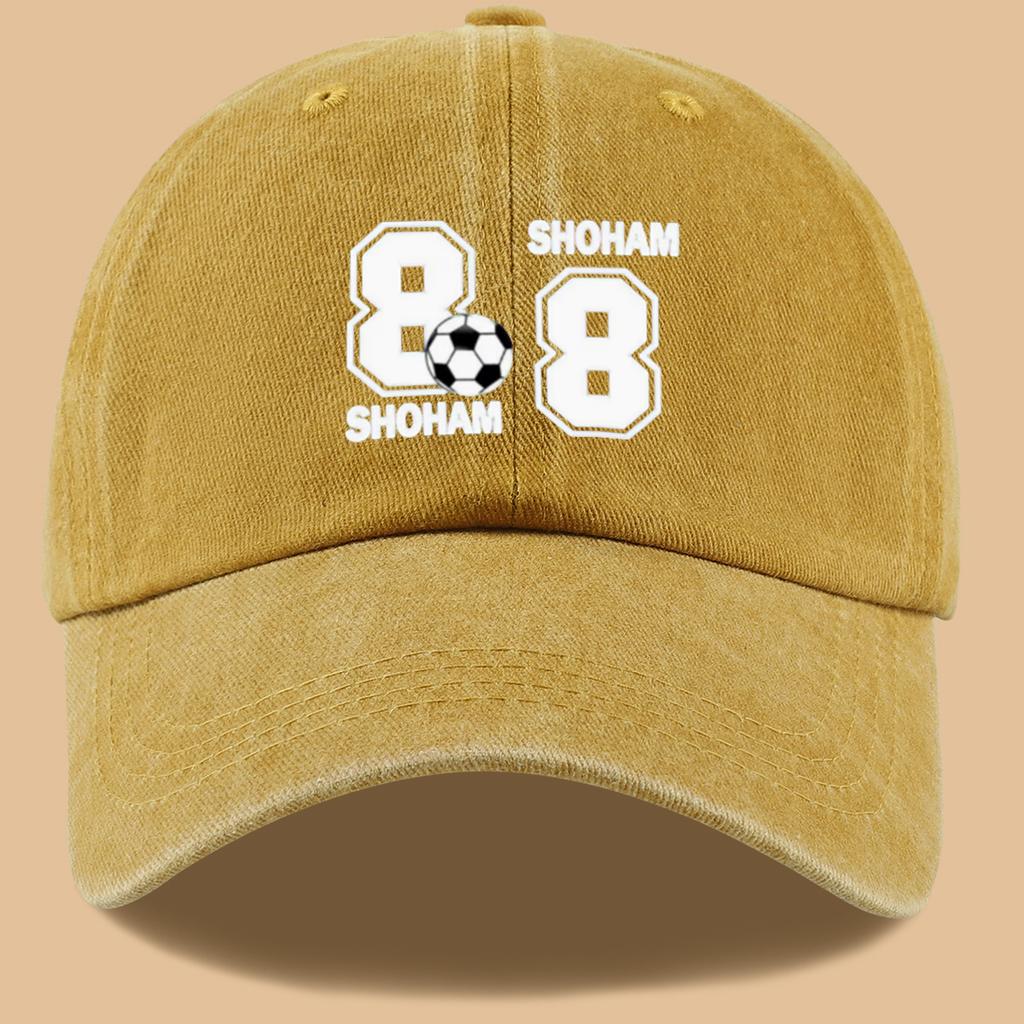 Printed Baseball Cap Trendy Personalized Fashion Cap SHOHAM Letter Decoration Unisex Adjustable Cap