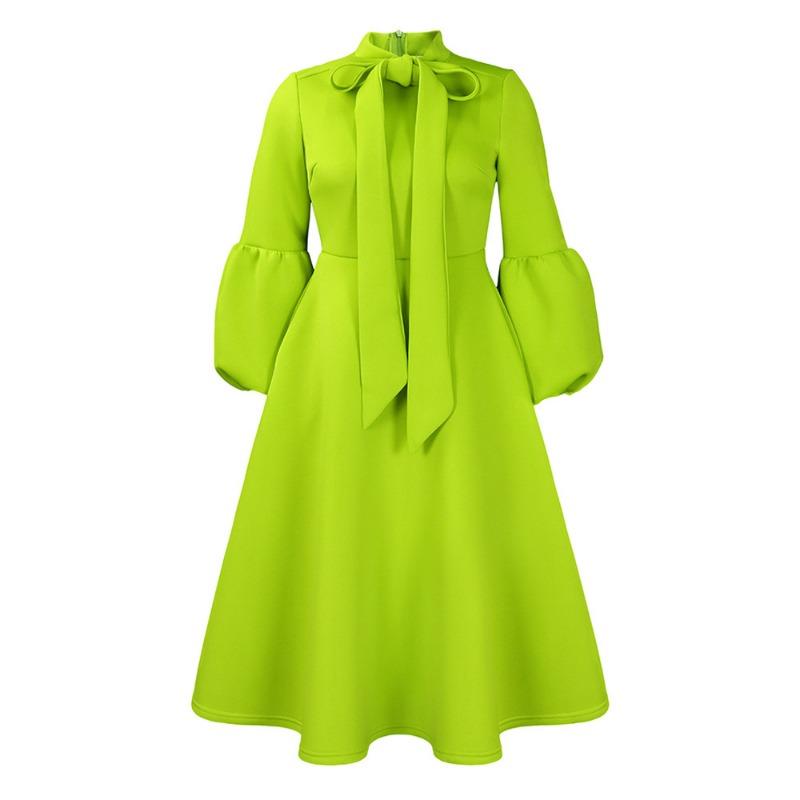 

Женское новое платье с рукавами-пузырями, на бретельках, с большой юбкой, с завышенной талией XXXL