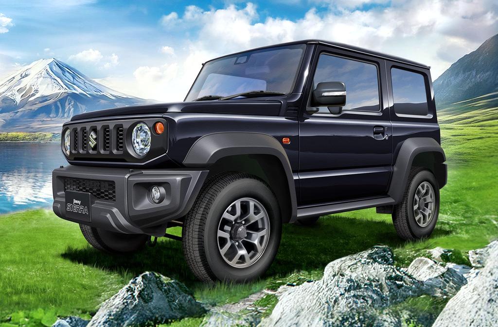 Scale NEXT Series 28 Suzuki Jimny Sierra JB74 Black Pearl Plastic Model Kit 1/24 No. (Bluish 3)