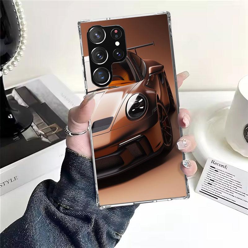 Sports Car 911 Soft Phone Case For Samsung Galaxy S22 S23 S24 S25 Edge S26 Ultra S20 FE S21 Plus + Fundas Coque Galaxy S20 S21 S