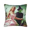 Printed Wicked Elphaba & Glinda Tonal Pillowcase Polyester Cushion Cover Decorations Witch Throw Pillow Case Cover Home Zippered