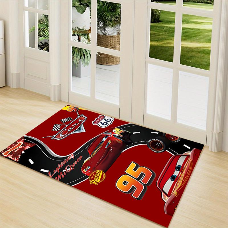 Cars Movie Poster Carpet Rug Soft Washable Antislip Home Living Room Sofa Mats Personalized Christmas Rug