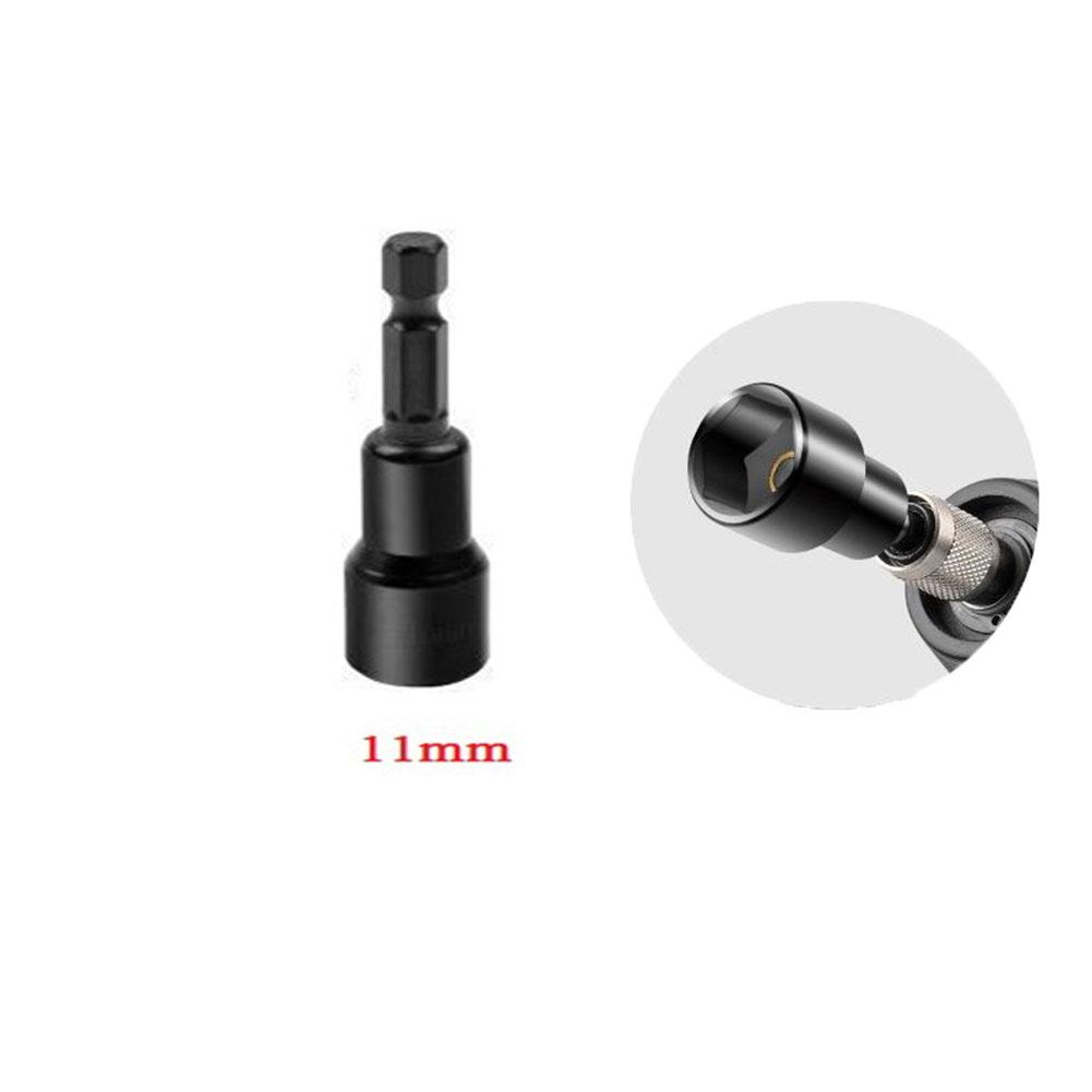 6-19mm Șurubelniță Magnetică pentru Piulițe Adaptor Soclu Adânc Capete Cheie Hexagonală 1/4 inch Oțel Crom-vanadiu Soclu Adânc Soclu Hexagonal 1/4