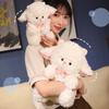 Soft Fluffy Lamb Plush Toy Cute Doll Plush Cuddle Pillow New Stuffed Animal Doll  Bedroom Decor