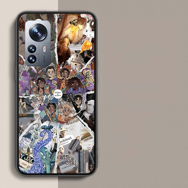 P-Percy J-Jackson Poseidon Camp Half-Blood Phone Case For Xiaomi 15 Poco X7 X6 F7 14 Ultra Mi F6 F5 F4 F3 X5 X4 X3 M6 Pro M5 M5S