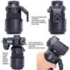iShoot Metal Lens Support Lens Bracket Tripod Camera Tripod Mount Compatible with Panasonic Lumix S Macro Quick Release Plate with Screw Holes at the