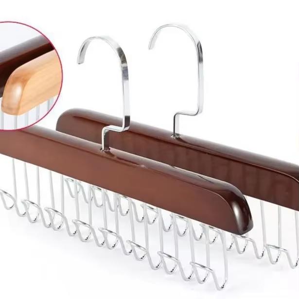 5Pcs Household Multi-function Hook Drying Socks Hangers Women Storage Bra Hanger with 8 Hooks Multifunctional Belt Hanger