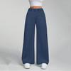 Women's High Waist Straight Leg Loose Casual Trousers Jeans