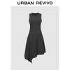 UR2026 Women's Sleeveless Irregular Hem A-Line Dress