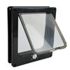Pet Door Wearproof Automatic Window Closure Function Cat Interior Door for All Standard Interior Doors Black XL