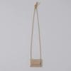 [2nd Restock] Letter Mini Bag (Suede Beige) _ from Italy