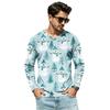 Men's Casual Loose Fit V-Neck Top