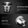 Icafilas Reusable Coffee Capsule For Nespresso Stainless Steel Refillable Filters Espresso For Essence Nespresso Capsule Quality