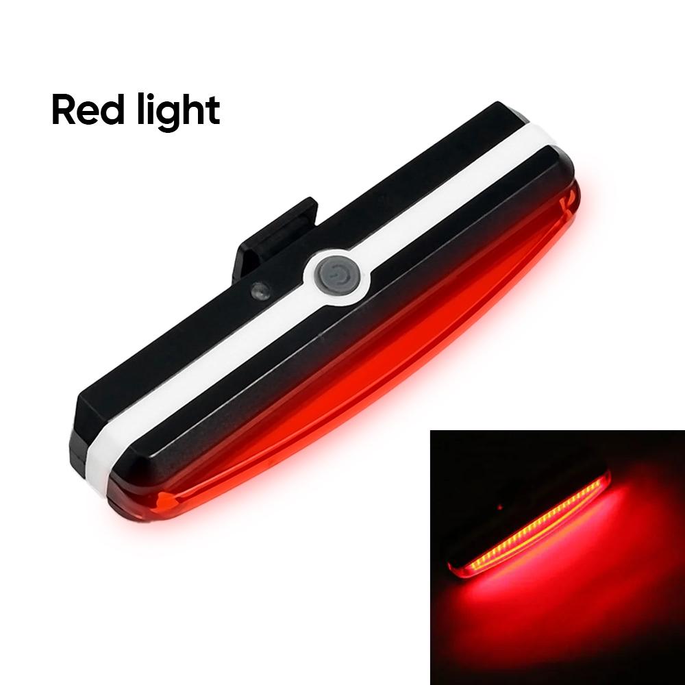 Bicycle Taillight 6 Modes LED Warning Bike Light Rear Flashlight Waterproof Safety MTB Bicycle MTB Helmet Light Cycling Lamp
