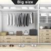Spakon 9 Sheets Dresser Clothing Labels Removable Drawer Clothes Design Decals Wardrobe Decorative Bedroom Clothes Drawer Stickers for Organizing