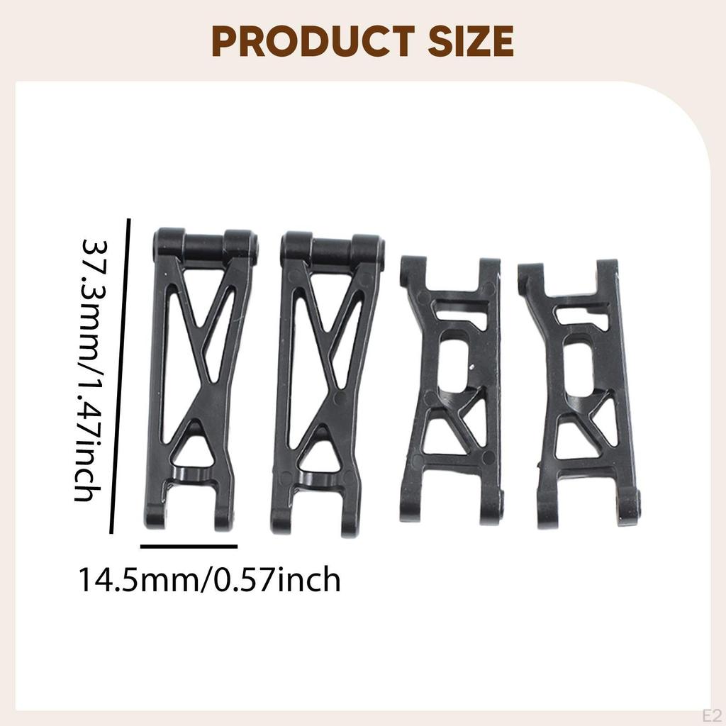 RC Car Suspension Arms Easy To Install Modification Professional Sturdy Parts Replace