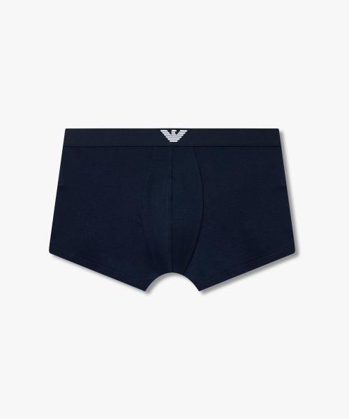 

[Emporio Armani Underwear] Мужские трусы-боксеры с логотипом на резинке 0816112155 [Отправка из Кореи] 100% Оригинал Navy - S