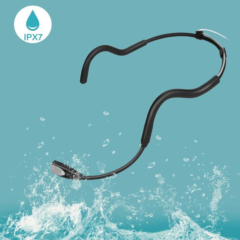 KIMAFUN 2.4G Wireless Headset Microphone Waterproof Sweatproof Mic for Fitness Coach Yoga Dance Teacher School Classroom Speaker