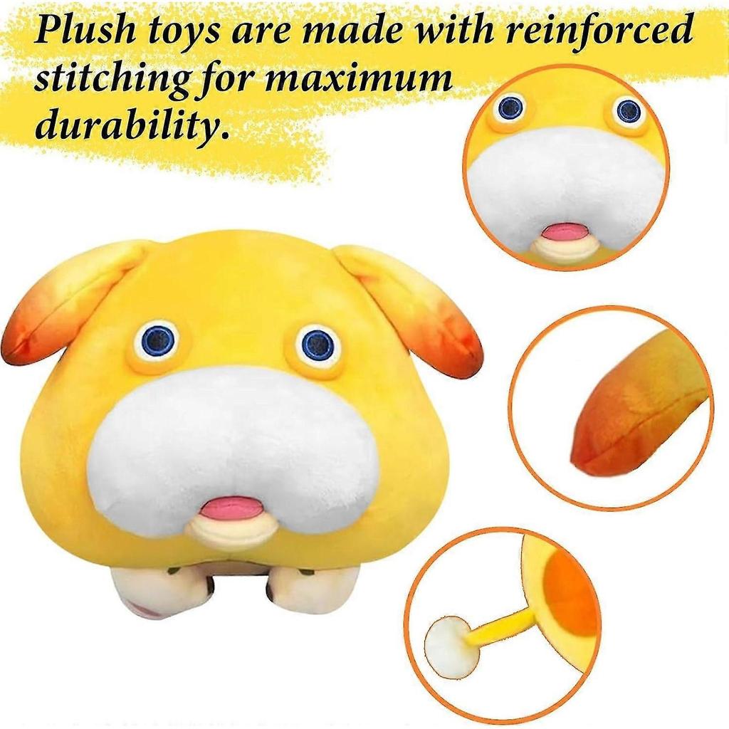 Pikmin Plush, Oatchi Plushies, Ice Pikmin Plushies Toy, Interestingly Plant-Like Creatures, for Game Fans Gift Kids and Adults (Yellow) [jkw]