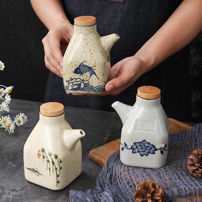Ceramic Oil and Seasoning Bottle for Noodle Shops