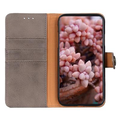 Für Oppo Reno12 Pro 5G (Global) Hülle Rindsleder Textur Leder Brieftasche Ständer Abdeckung