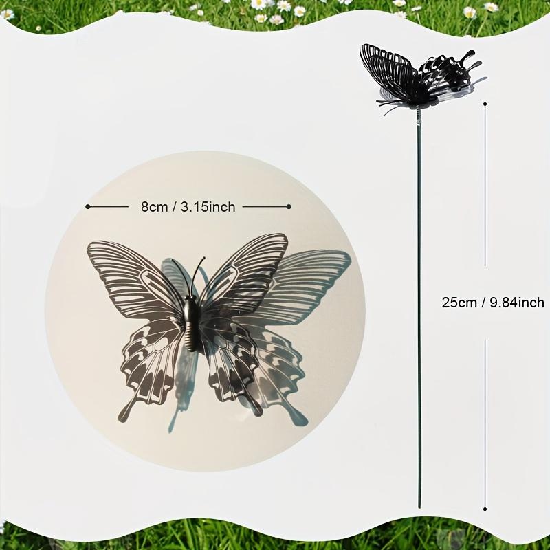 10pcs PVC Garden Stakes Realistic Butterfly Decor Wedding Outdoor Home Decor Wedding Decorations Rustic Charm Durable Decoration