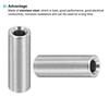 PATIKIL M3 Stainless Steel Spacers Set of 12 Metal Spacers