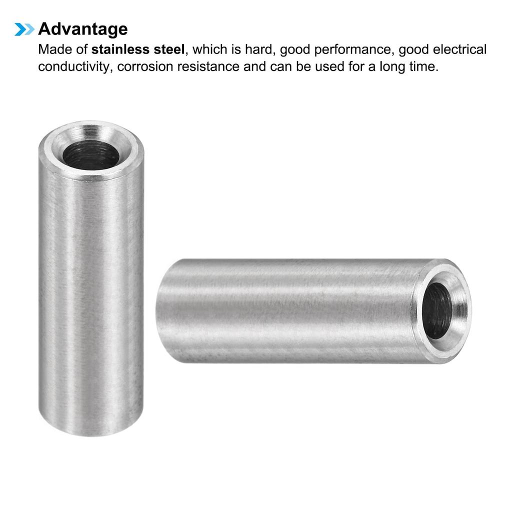 PATIKIL M3 Stainless Steel Spacers Set of 12 Metal Spacers
