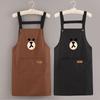 Wodoodporny fartuch kuchenny, uroczy niedźwiadek, uniform restauracyjny, wygodny, kreskówkowy fartuch kucharza, na grilla, do pieczenia