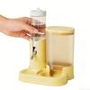 2 In 1 Automatic Pet Feeder No Drip Small Animal Water Dispenser Pets Food Feeding Bowl for Syrian Dwarf Hamsters Guinea Pigs
