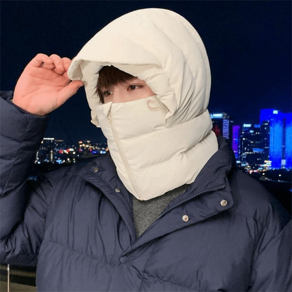 Cold Resistant 3-in-1 Winter Cycling Hat Windproof Lei Feng Hat Warm Scarf Face Mask  Outdoor