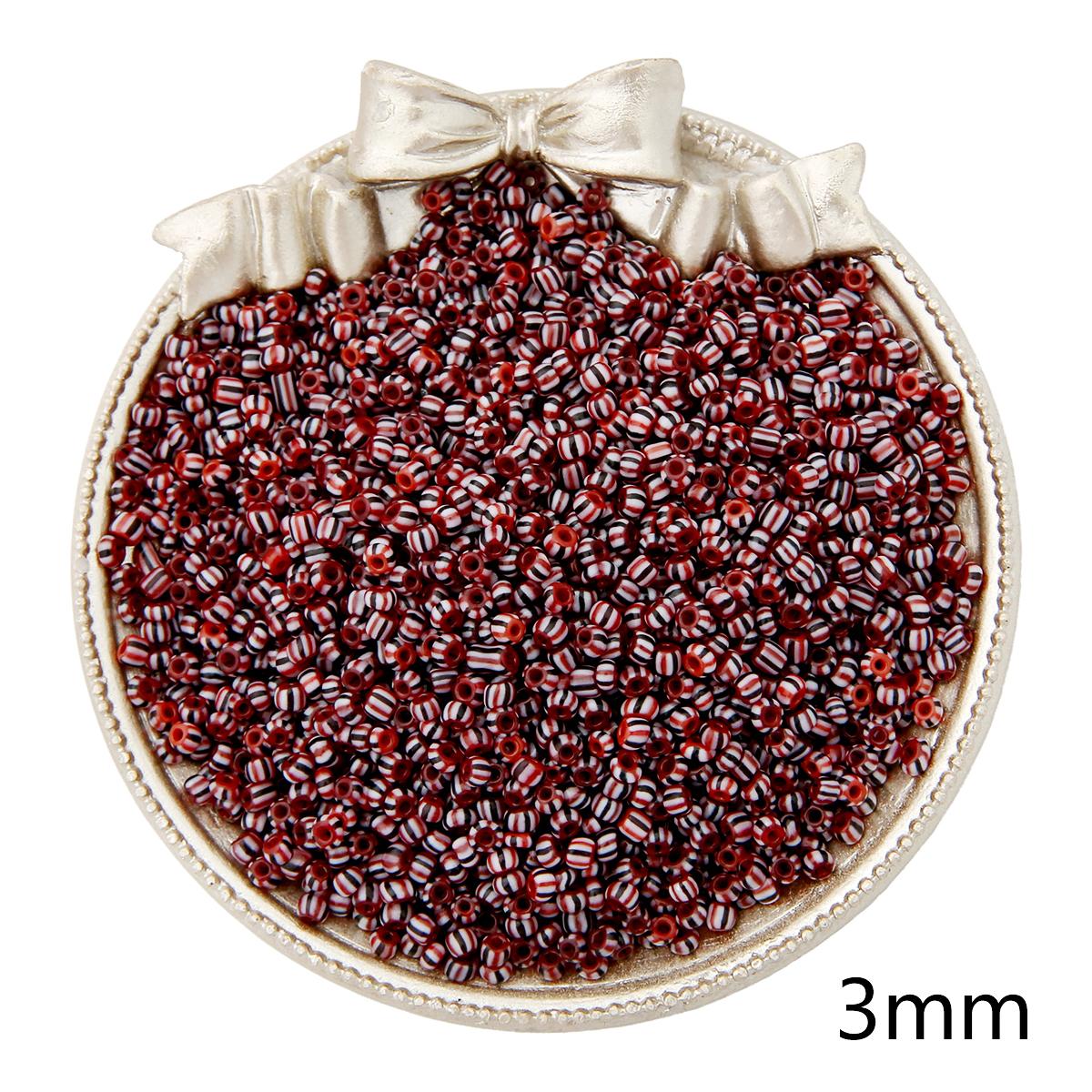 

3 мм 650 шт. 8-проводные арбузные стеклянные бусины-разделители для ювелирных изделий, аксессуары ручной работы «сделай сам» 3mm 650pcs