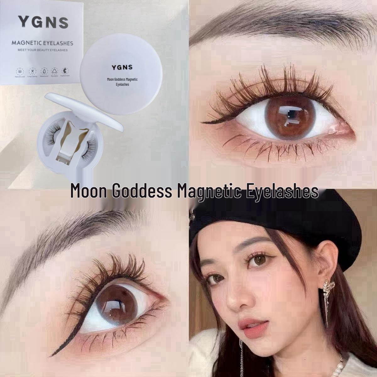 

High-Quality Reusable Magnetic False Eyelash Curler Set - No Glue Needed
