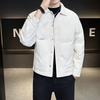 Men's 2025 Winter Slim Fit Casual Lapel Down Jacket - Korean Style