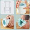 Food grade silicone cylindrical ice tray ice making mold for household kneading, ice storage box, ice cup, quick freezing (small