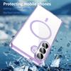 Luxus Transparent Magnetisch Für Magsafe Hülle Für Samsung Galaxy S26 Edge S25 FE S24 Ultra Plus A16 A17 A36 A56 A37 A57 5G Abdeckung