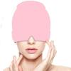 1PC Form Fitting Gel Ice Headache Migraine Relief Hat Cold Compress Therapy Cap  Ice Cap Head Wrap Face Mask Head Massage