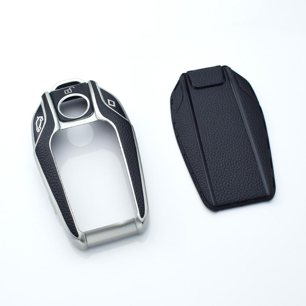 

TPU Leather For BMW I8 I12 I15 G01 X3 X4 G02 G05 X5 G07 X7 G30 G12 G11 G32 G31 5 7 Series LED Display Key Case Case Accessories серебряный