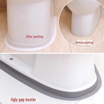 Waterproof Mildew-Resistant Toilet Edge Stickers for Bathroom Deodorization